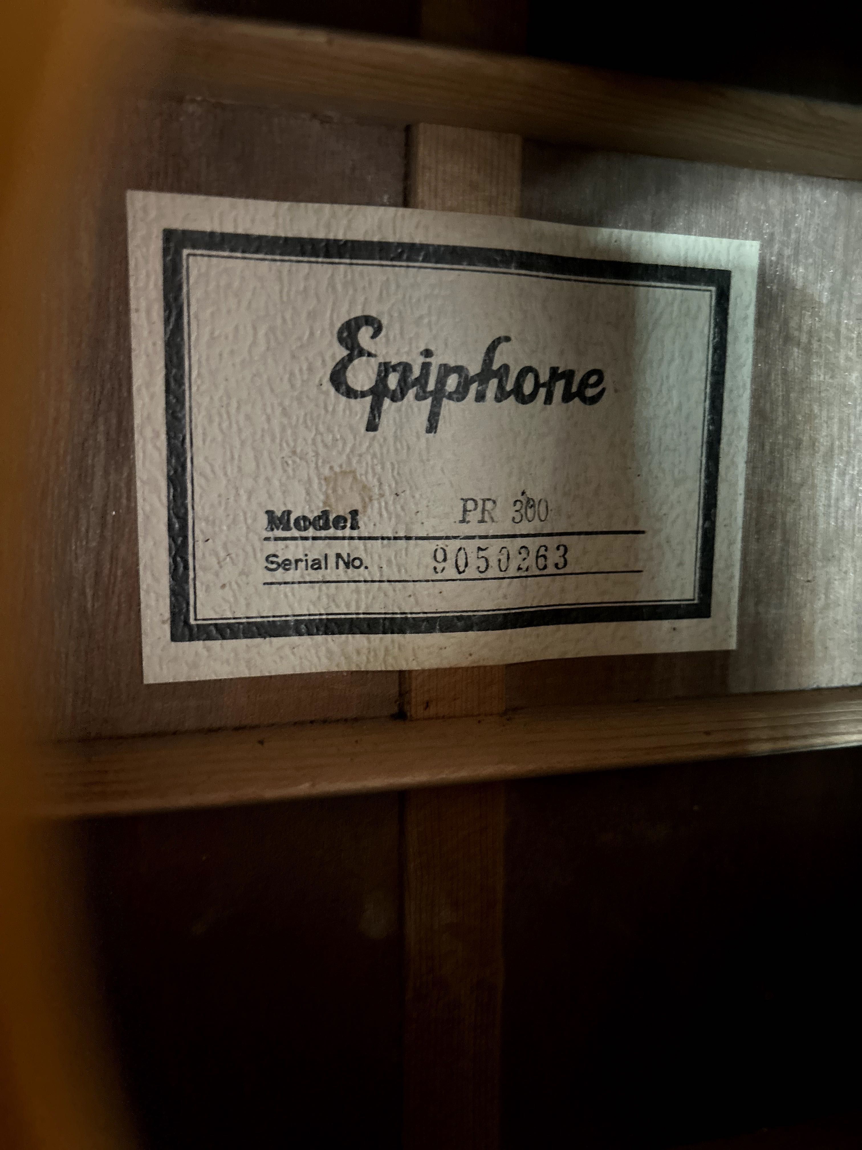 Epiphone PR300 by Gibson Super stan Nowe struny!