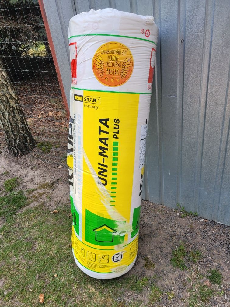 Wełna  Isover Uni Mata Plus gr 20cm 38lambda dwie rolki