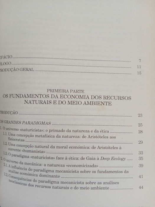 Economia dos Recursos Naturais e do Meio Ambiente