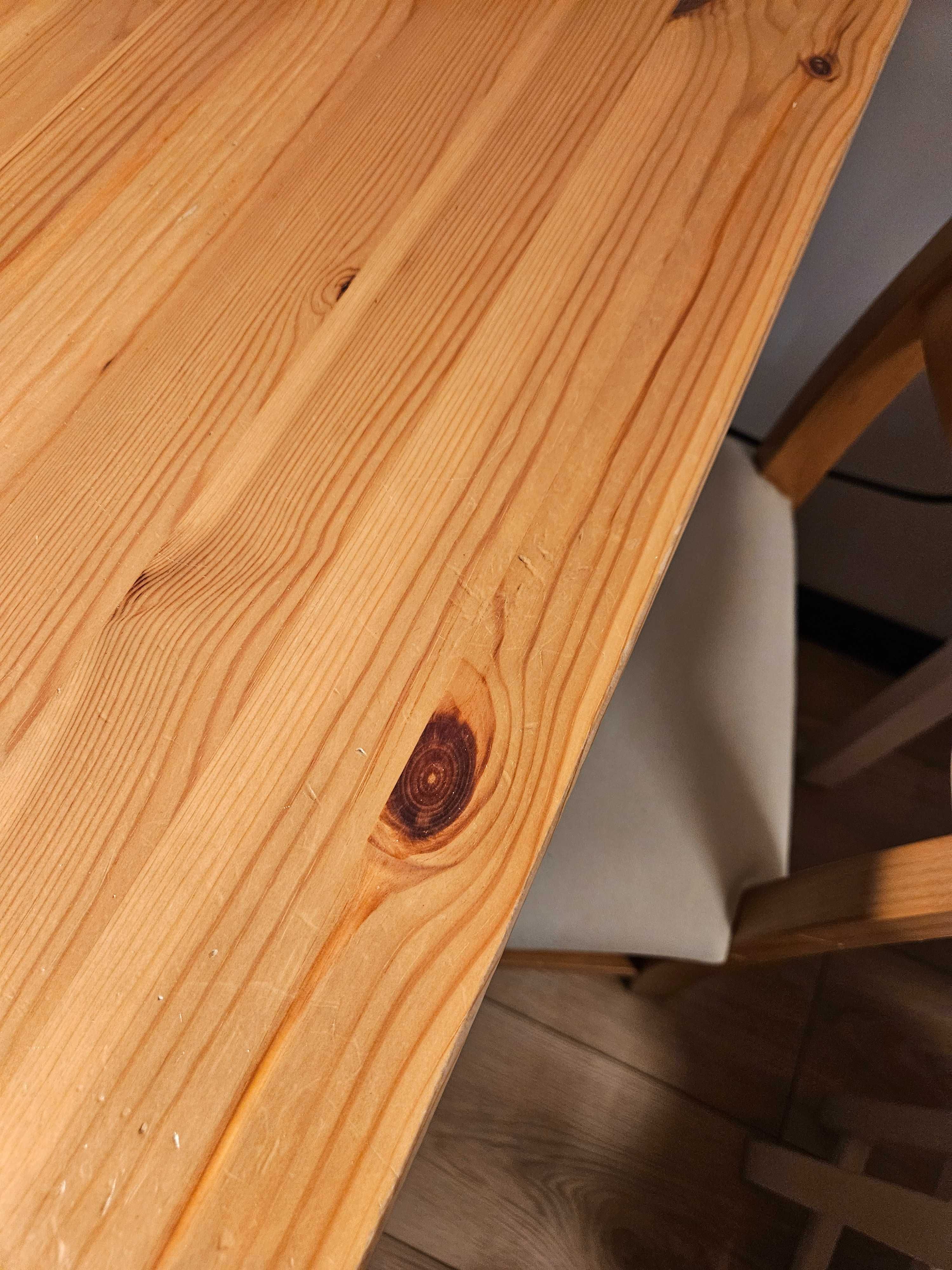 Ikea LERHAMN Stół i 4 krzesła