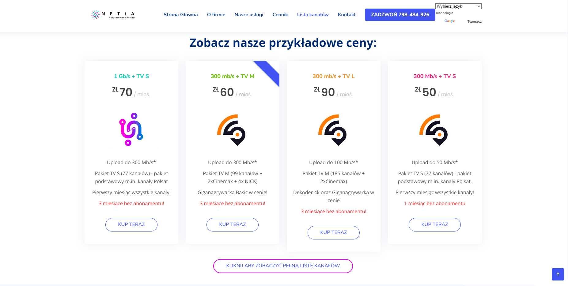 Strony internetowe / grafika / pozycjonowanie stron