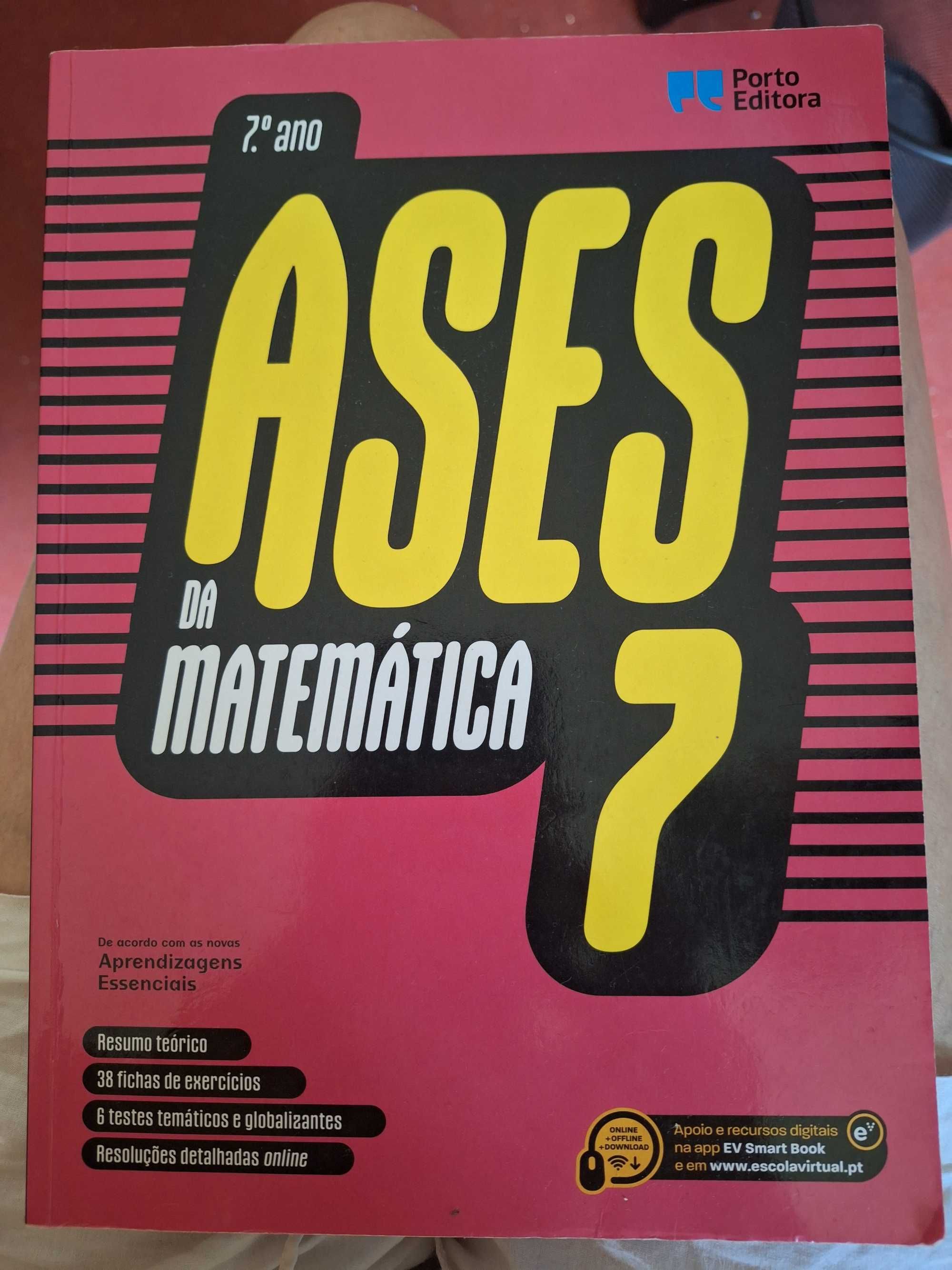 Livro " Ases da Matematica 7 "