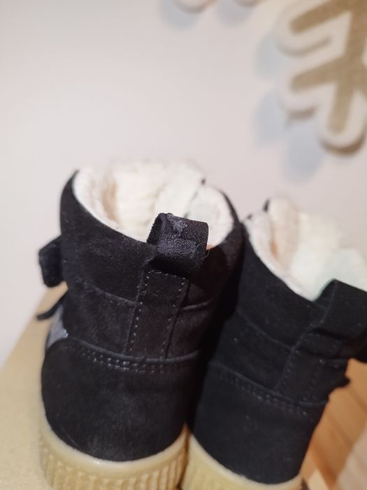 Buty zimowe botki kozaki wodoodporne skórzane MIDO 22