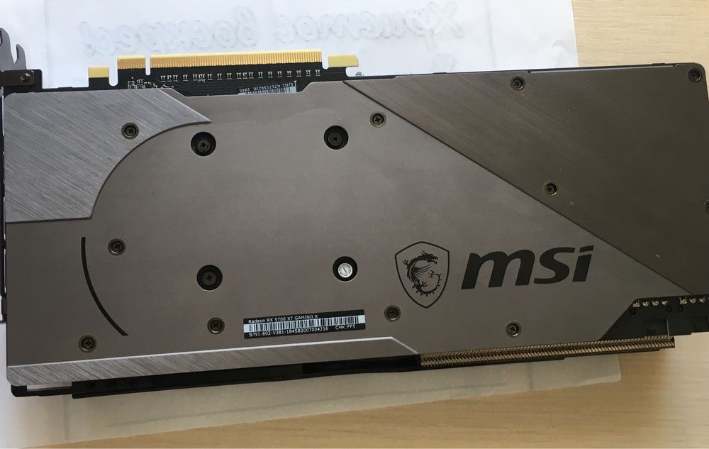 Msi RX 5700 XT Gaming X 8gb ddr6 micron