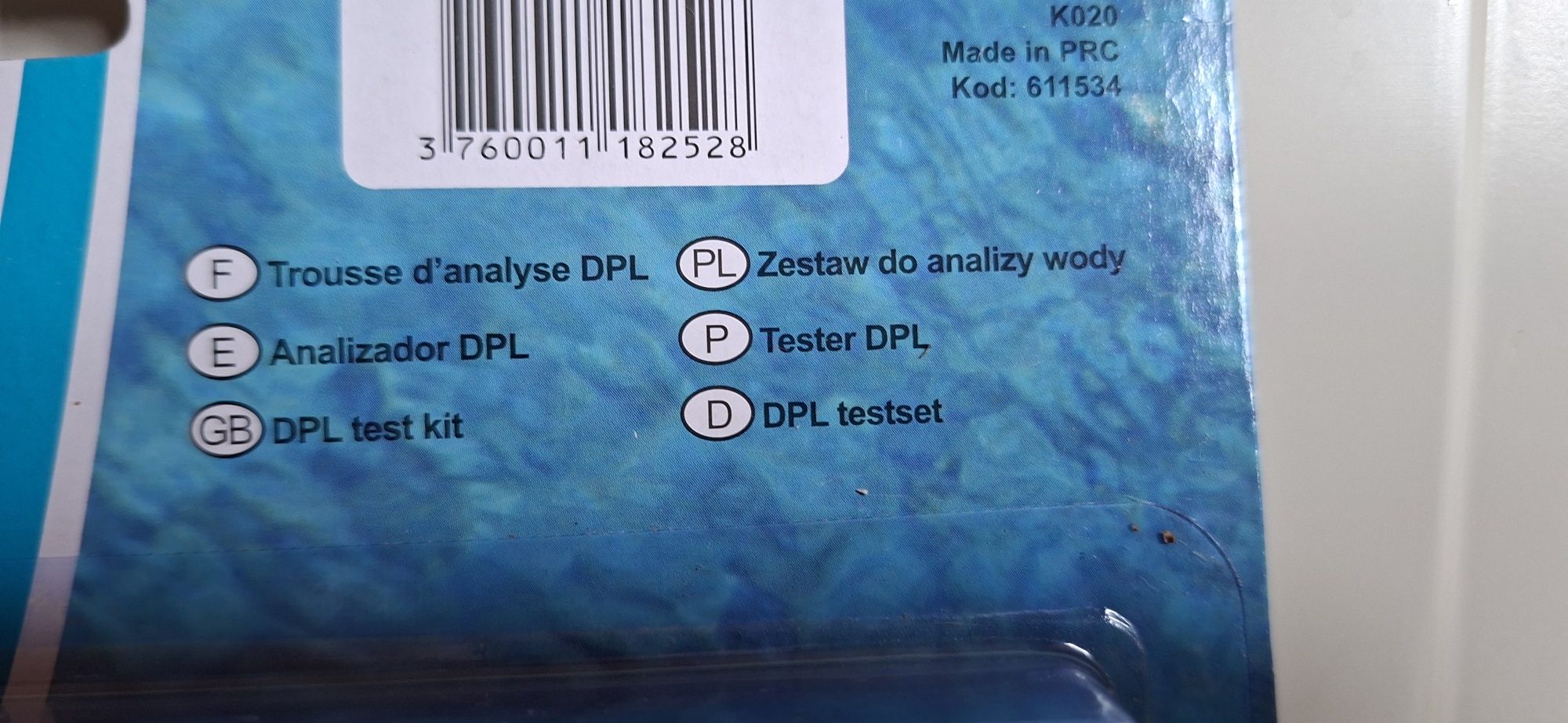 Zestaw do analizy wody w basenie