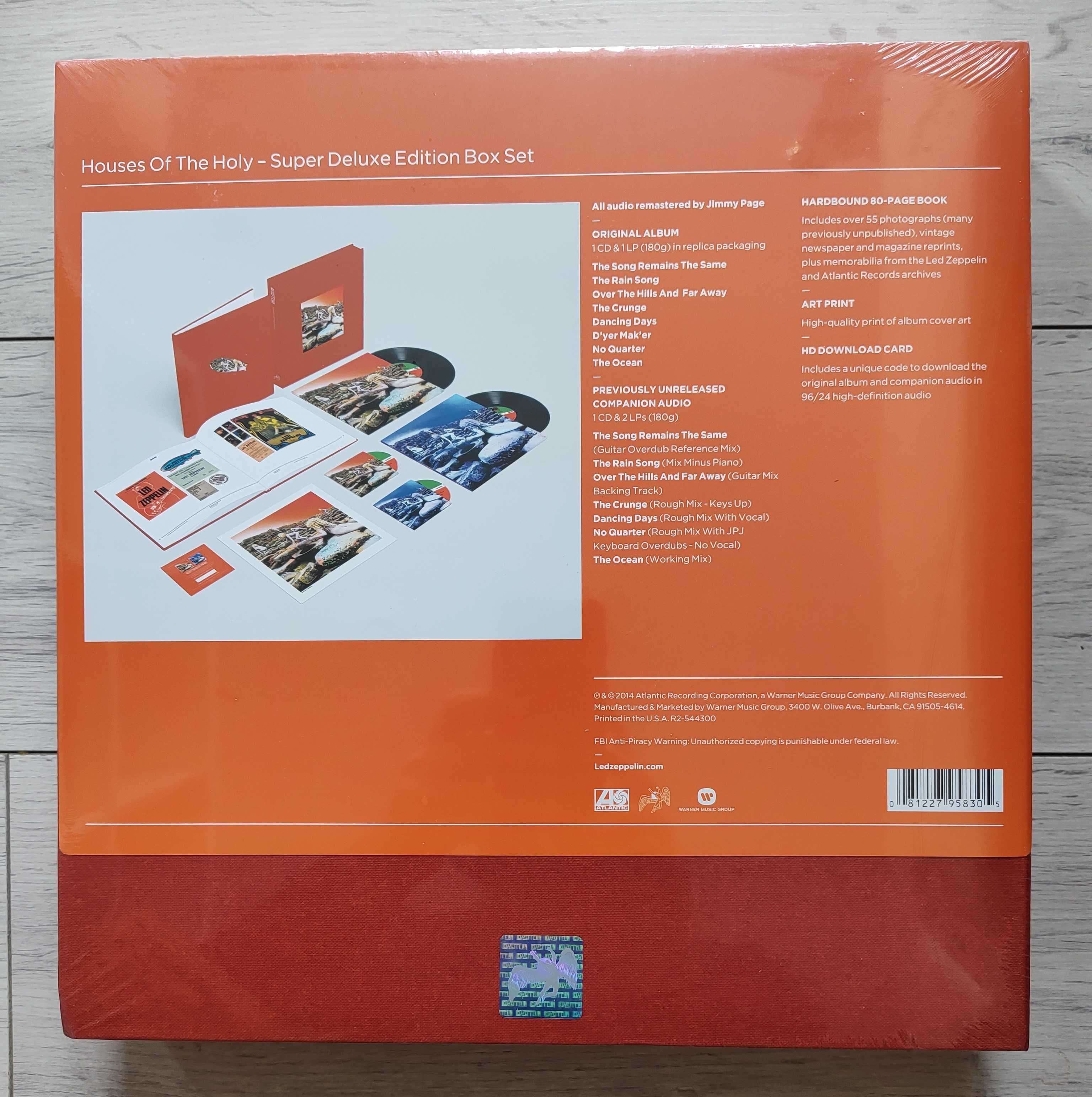 Led Zeppelin - Houses Of The Holy (Deluxe Box Set 2 LP + 2 CD)
