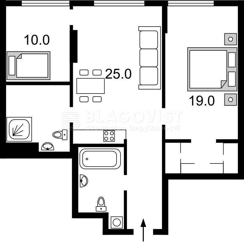 Продам 2-к квартиру ЖК "Royal Tower" з дизайнерським ремонтом