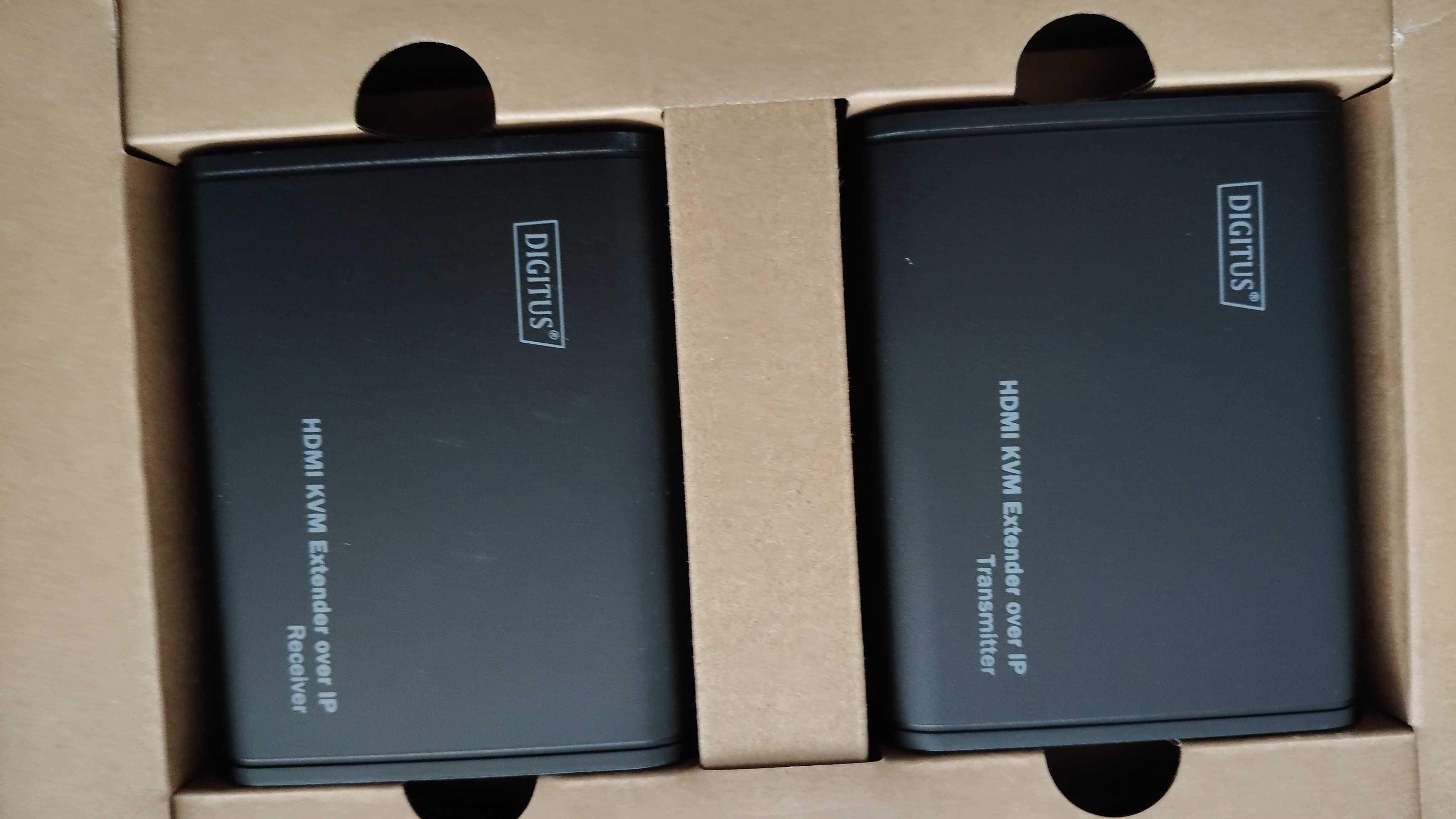 Подовжувач HDMI Full HD KVM через IP 120 м Digitus DS-55202