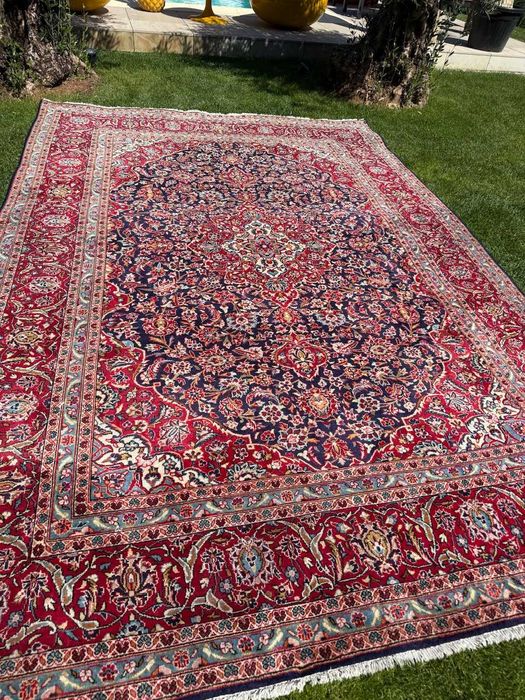 Dywan Perski R.Tkany Vintage Kaszmirowy Iran Keshan 370x250 gal.20 tyś