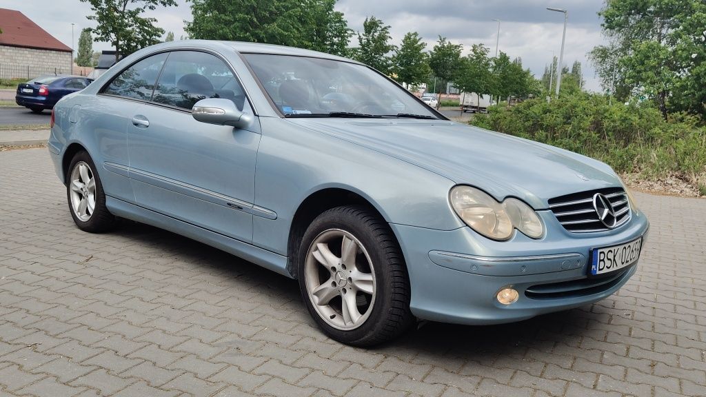 Mercedes CLK200 Kompressor z gazem LPG Android klima 2002r Zamiana