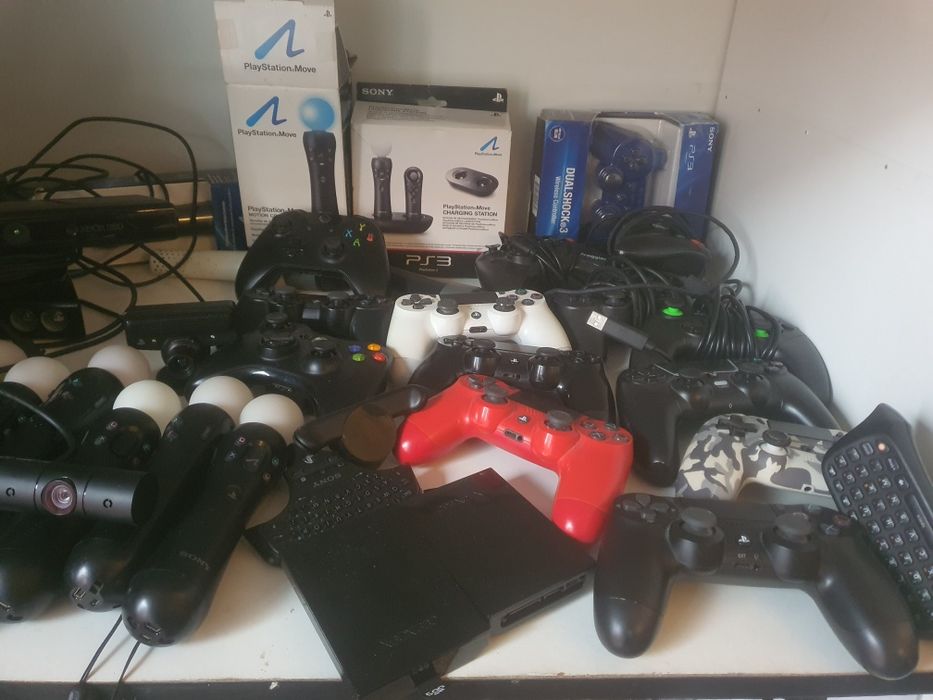 Akcesoria Gry konsole XBOX360 one S X Series Ps2 3 4 5 dysk pady move