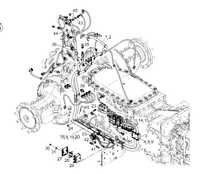 Wiązka elektryczna od skrzyni i hydrauliki  Fendt H931.901.042.350