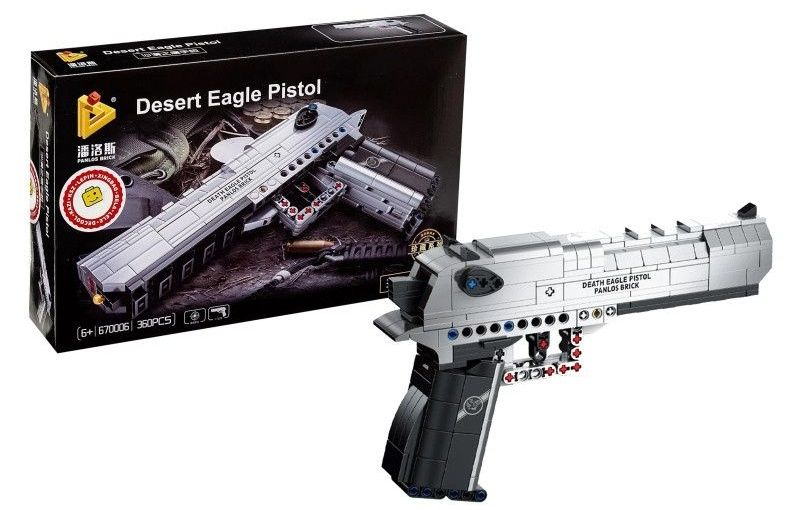 Конструктор  670006 Пистолет Desert Eagle 360 дет Пустынный орел лего
