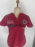 Damska czerwona koszulka polo Violento Sports Wear