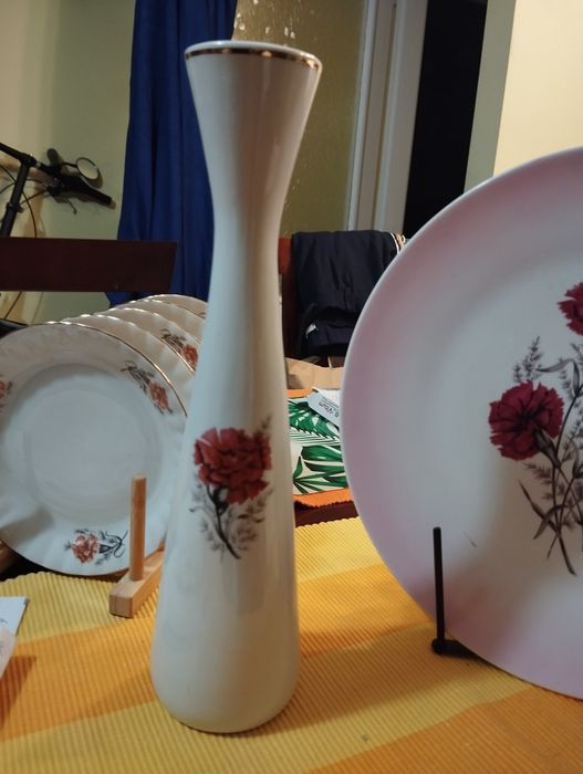 Flakon vintage,, Lidia porcelana Ćmielów sygnowana..