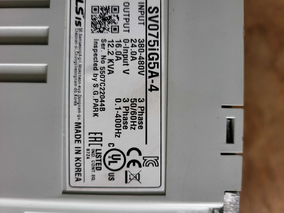Falownik iG5a 7,5 kW 400V