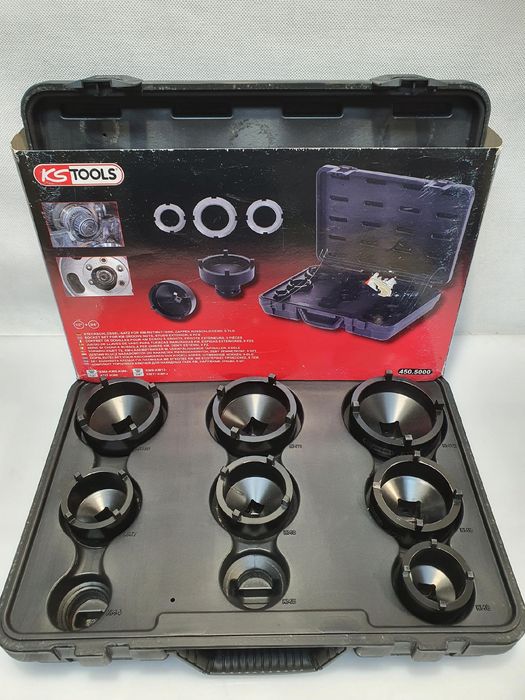 Zestaw Nakrętek Pierścieniowych Zęby Zewnętrz KSTools #4385