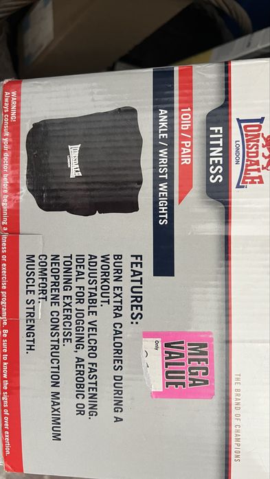 pesos tornozelo/pulso Lonsdale Fitness.