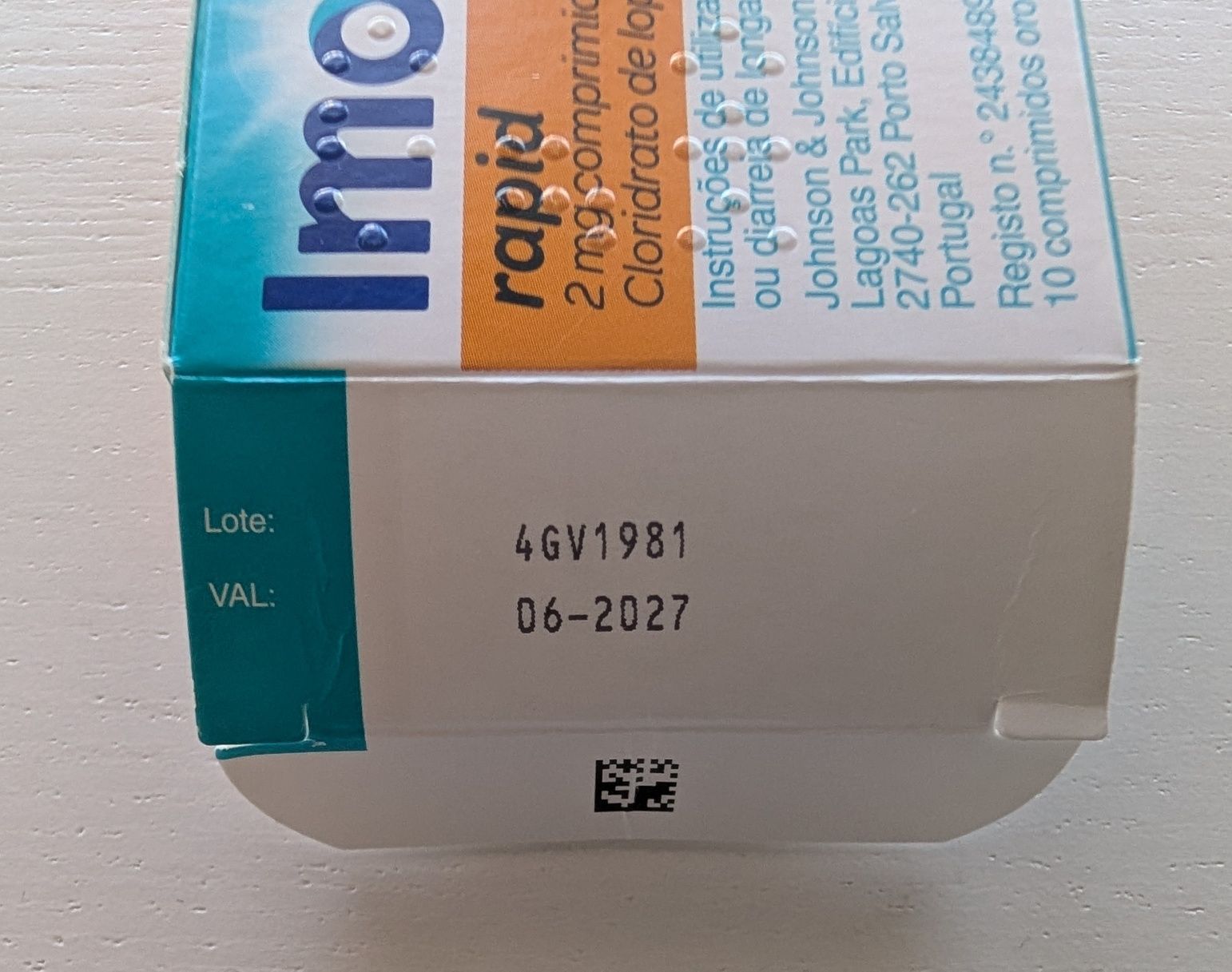 Imodium rapid com 10 comprimidos