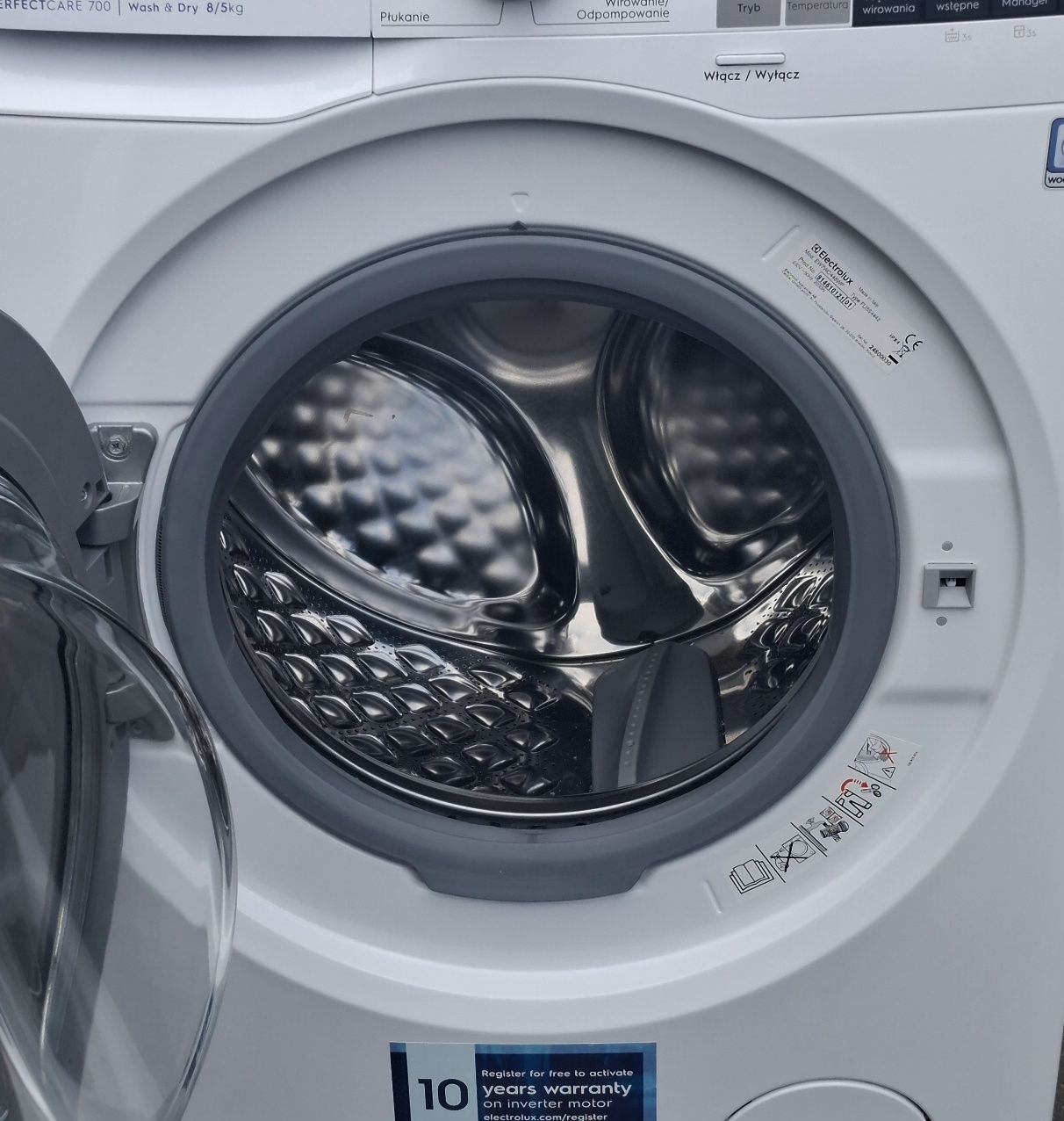 Pralko-suszarka Electrolux 8kg z transportem,Gwarancja