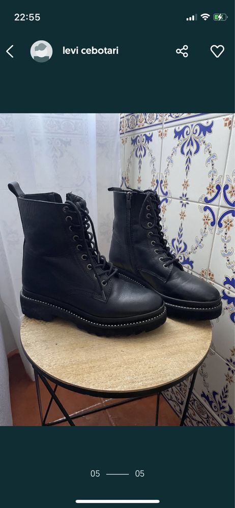 Botas pretas aldo