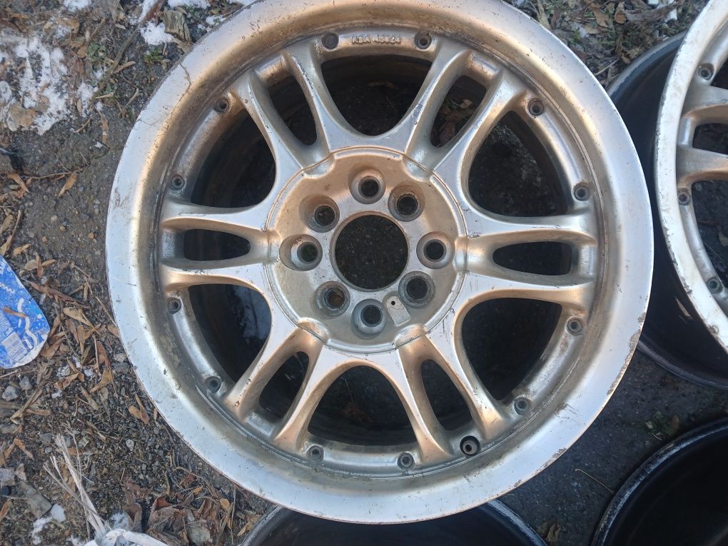 Диски титанові легкосплавні 4/100 R15 комплект опель не гнуті
