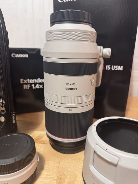 Canon rf 100-500mm + 1.4x extensor