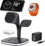 Bezprzewodowa Stacja Ładująca Iphone 15/14/13 Apple Watch Airpods Mags