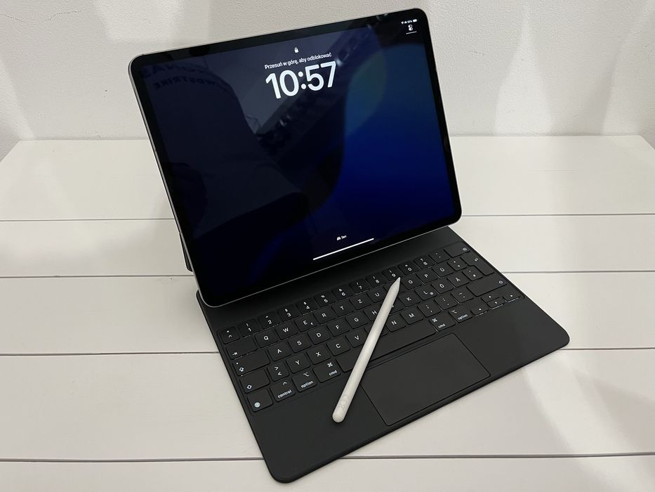 IPAD PRO 12.9” 6gen wifi cellular 128GB bateria100% kalawiatura rysik!