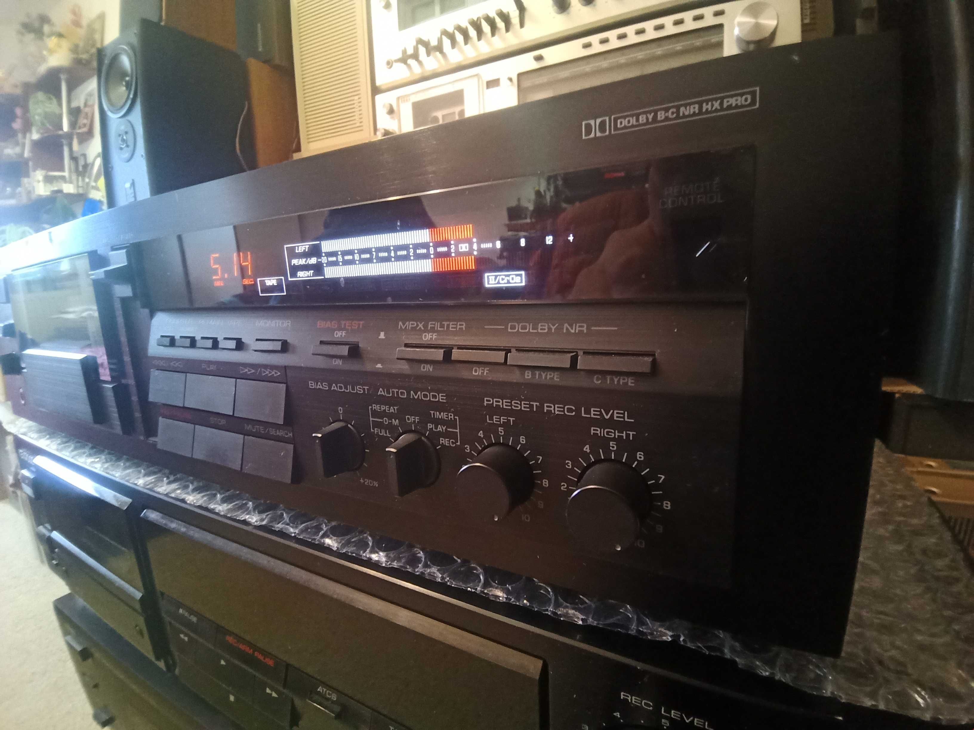 Yamaha KX-800 касетна дека 3-Head 3-Motor аморфна головка