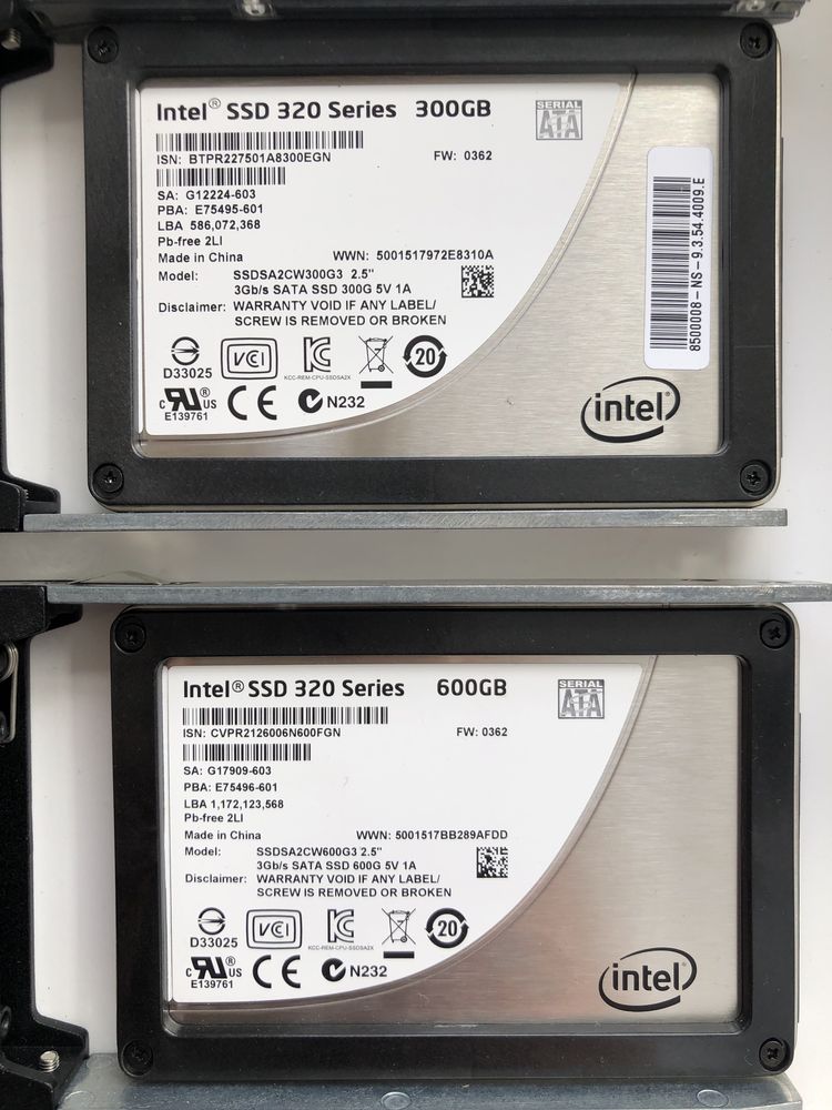 Жорсткий диск SSD Seagate , Intel