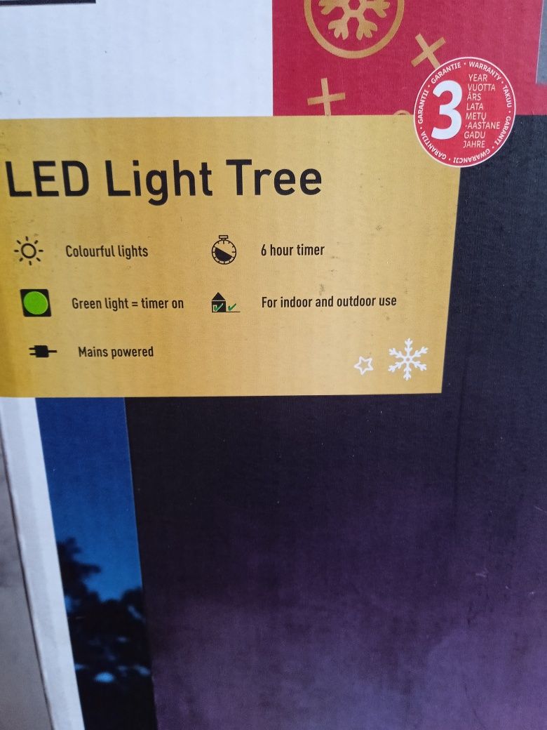 drzewko LED kolorowe