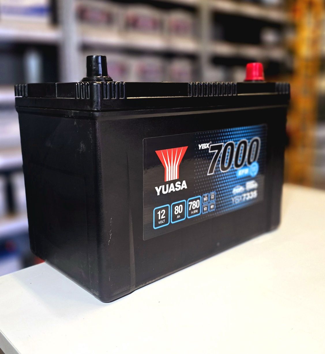 Akumulator Yuasa YBX7335 12V 80AH 780A nowy start/stop