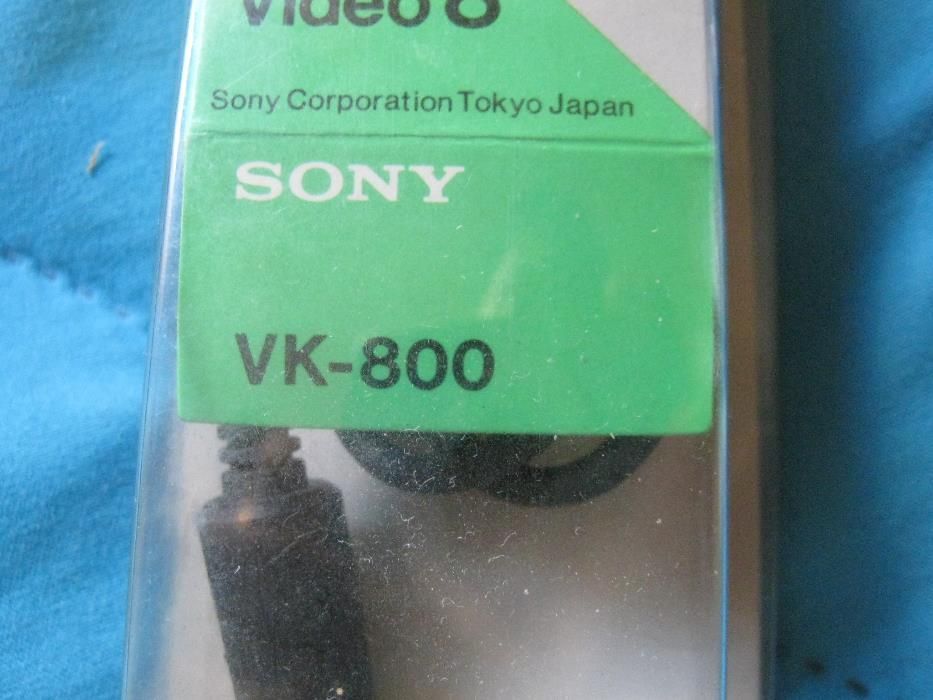 Sony Video 8 Acessórios Filtros VF-52M + VF-520K comando RM-151KA cabo