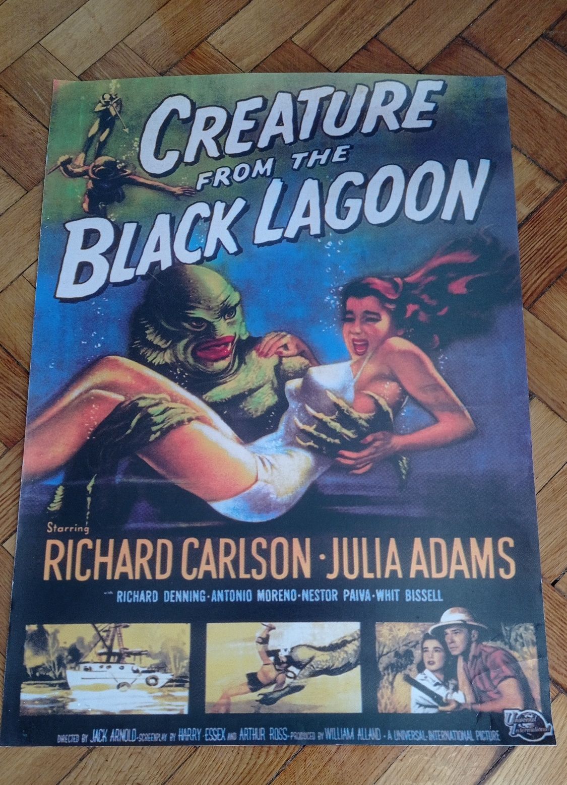 Plakat poster filmowy Potwór z czarnej laguny