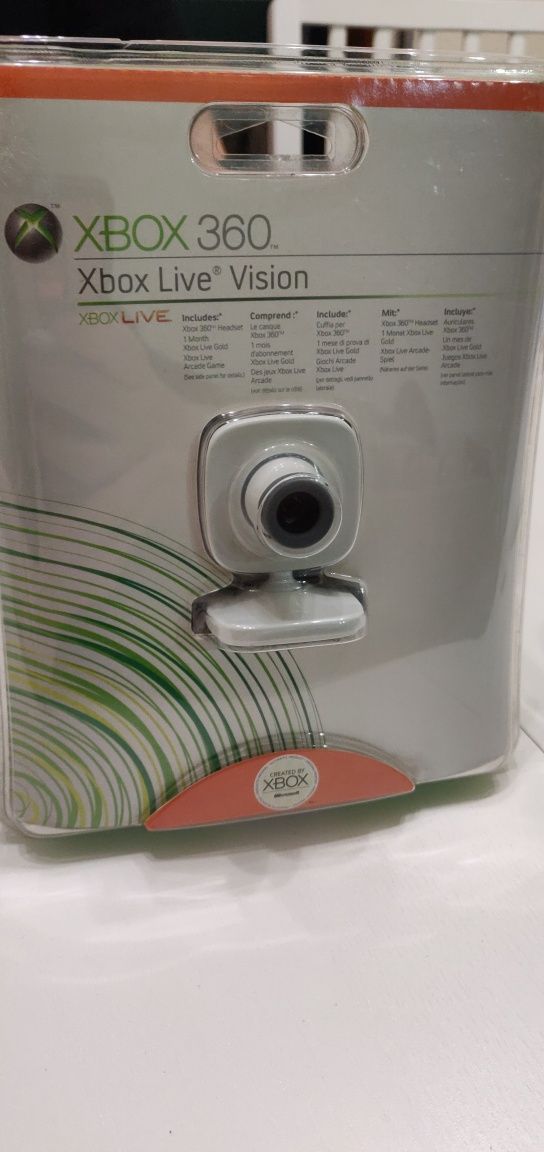 Camera Xbox 360 Xbox Live Vision. Nova e selada.