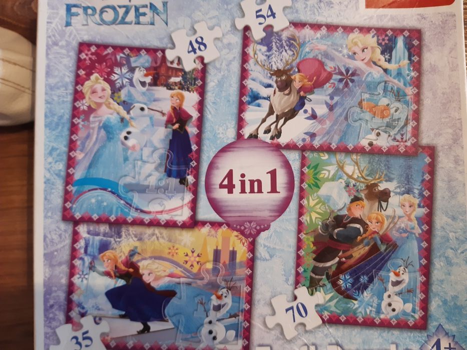 puzzle Kraina Lodu komplet