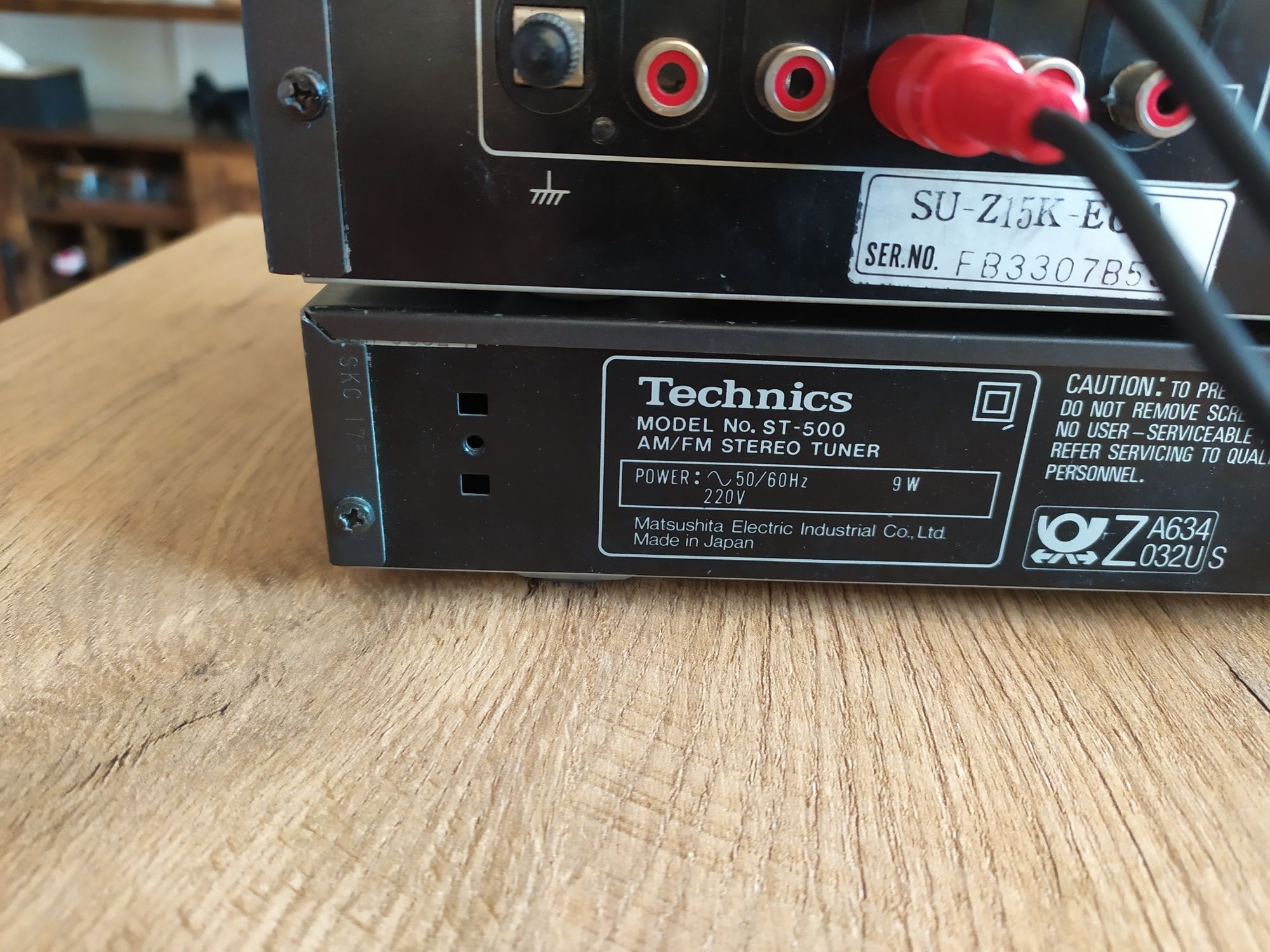 Zestaw Technics wzmacniacz SU-Z15+tuner ST 500 Japan