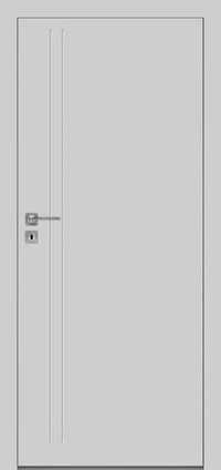 Drzwi wewnętrzne DRE BINITO w komplecie z ościeżnicą 60 cm LEWE