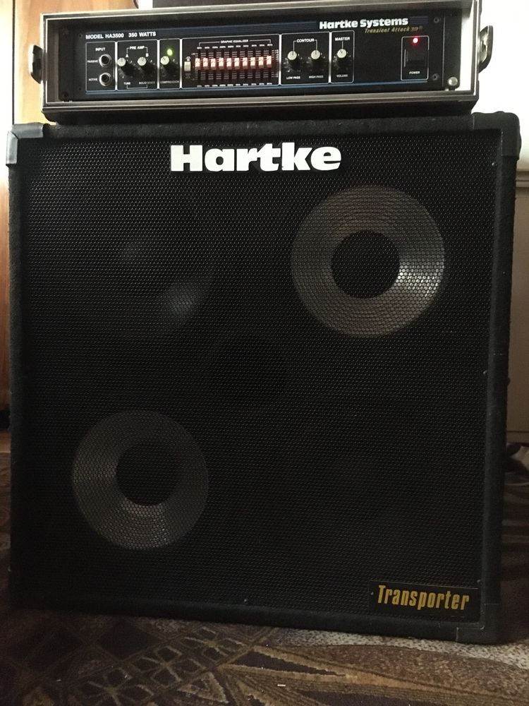 Zestaw do gitary basowej Hartke HA350 plus kolumna 4x10