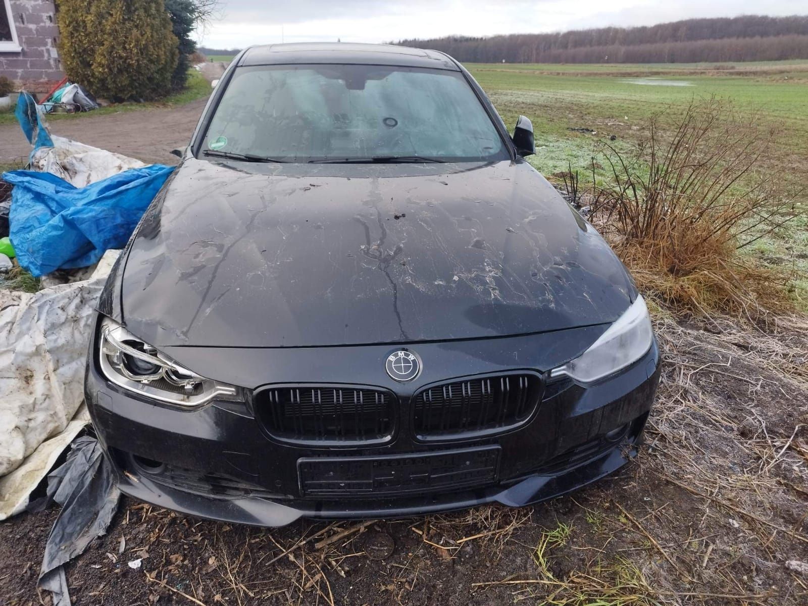 Bmw 3 f30 f31 3.0 190kw 258km na części silnik skrzynia skóry kokpit