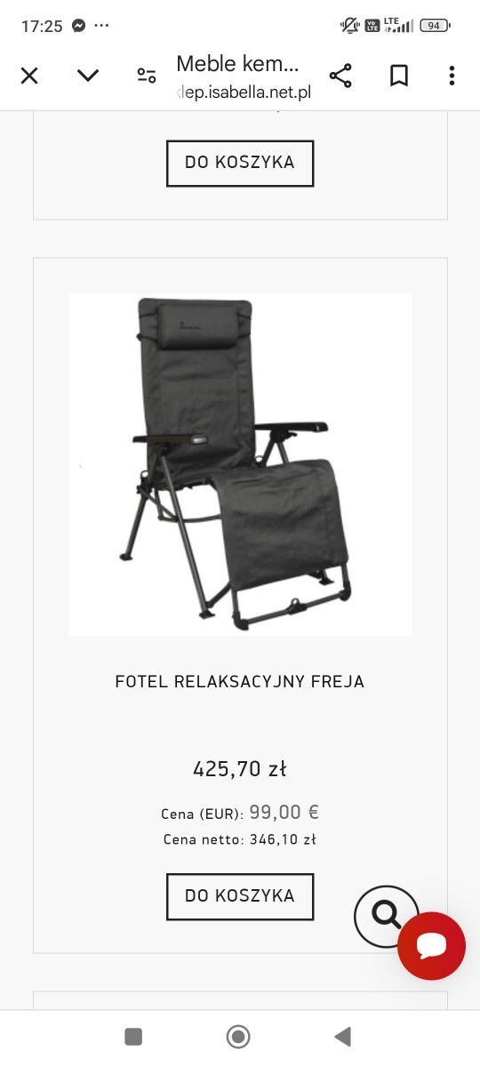 Fotel "Isabella"