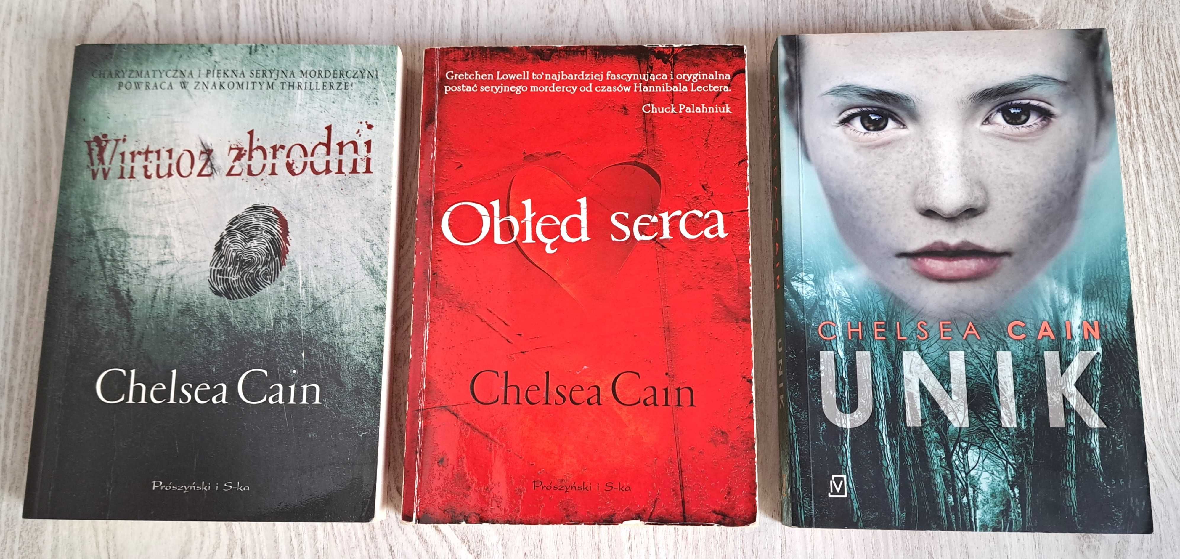 Chelsea Cain Obłęd serca + Wirtuoz zbrodni + Unik