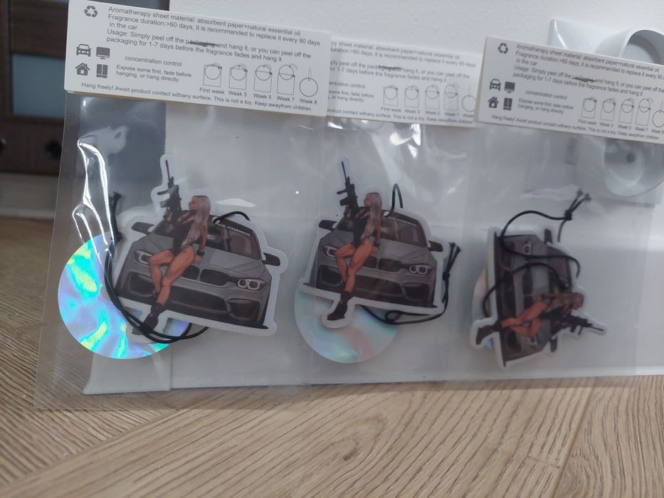 Zapach do auta dziewczyna z bmw 3 pack