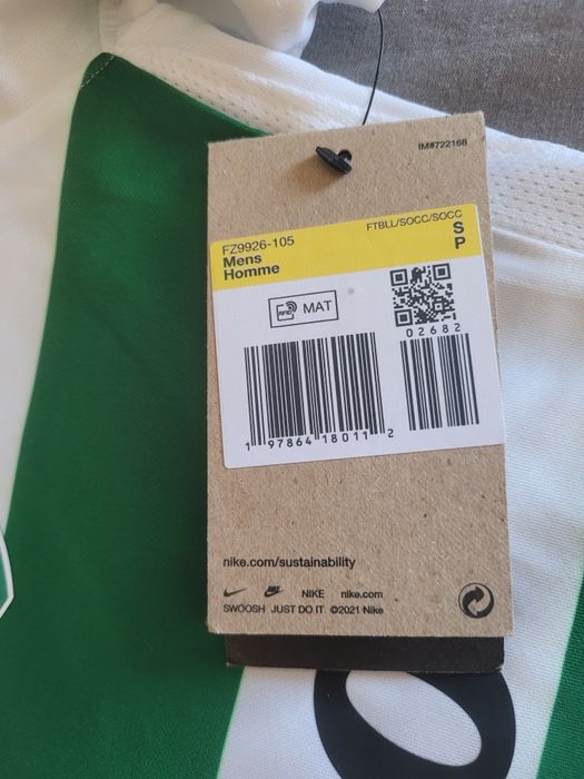 Camisola Sporting Principal Oficial 25/26