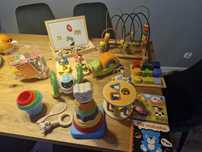 Zabawki niemowlęce,  wafle, Montessori , robot happy kid