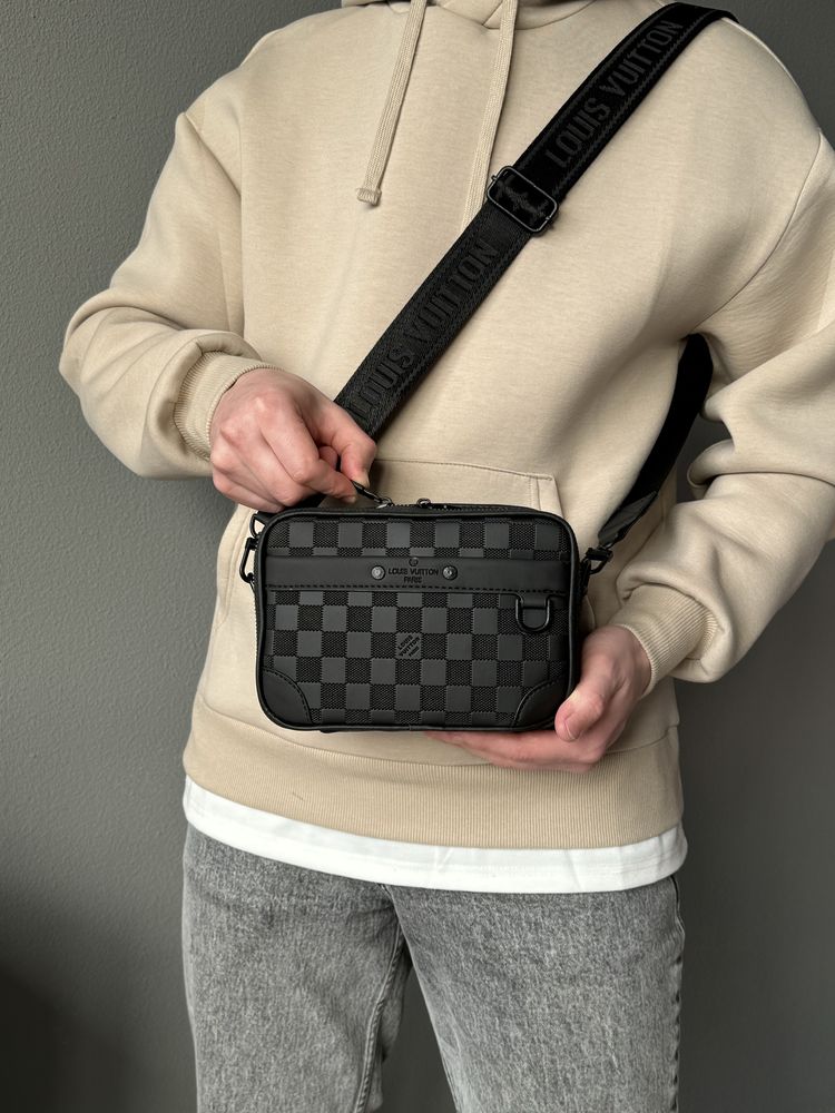 Чоловіча сумка Louis Vuitton мужская сумка мессенджер барсетка бананка