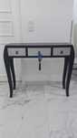 (NOVA) Consola Madeira Maciça MDF Oriental Negro