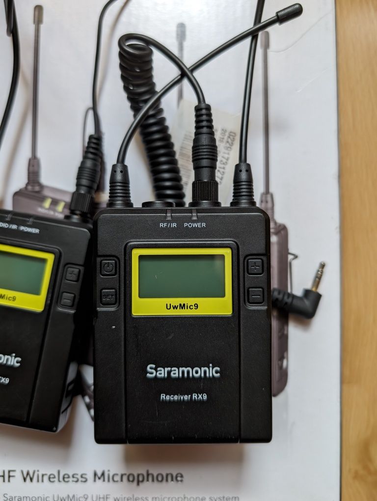 Saramonic UwMic9 RX9 + TX9 package Mikroport