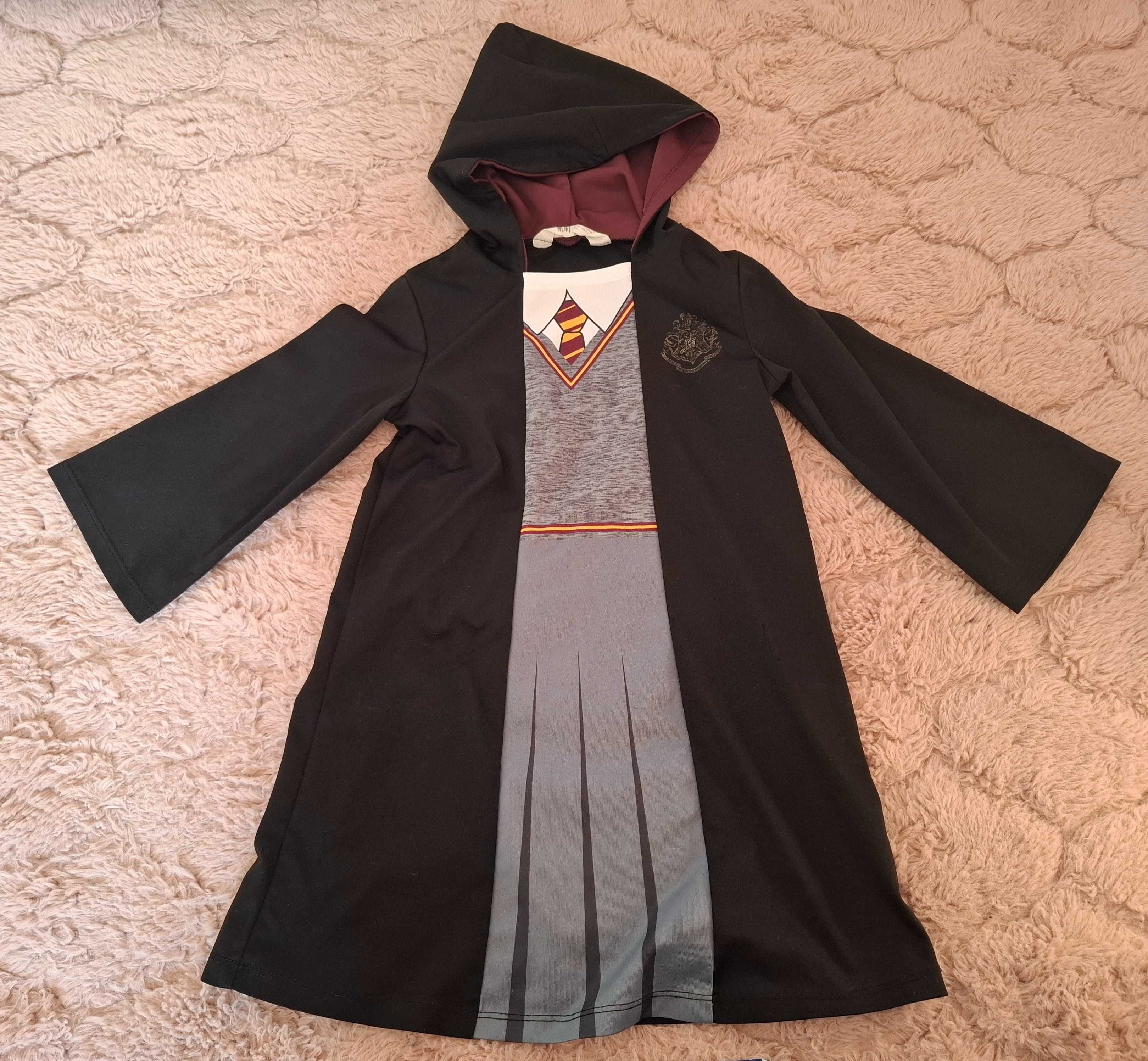 Strój Kostium Przebranie Hermiona Harry Potter Sukienka H&M 110-116